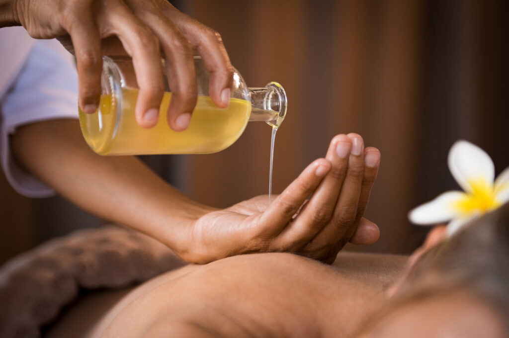 Aromatherapie massage afbeelding 2